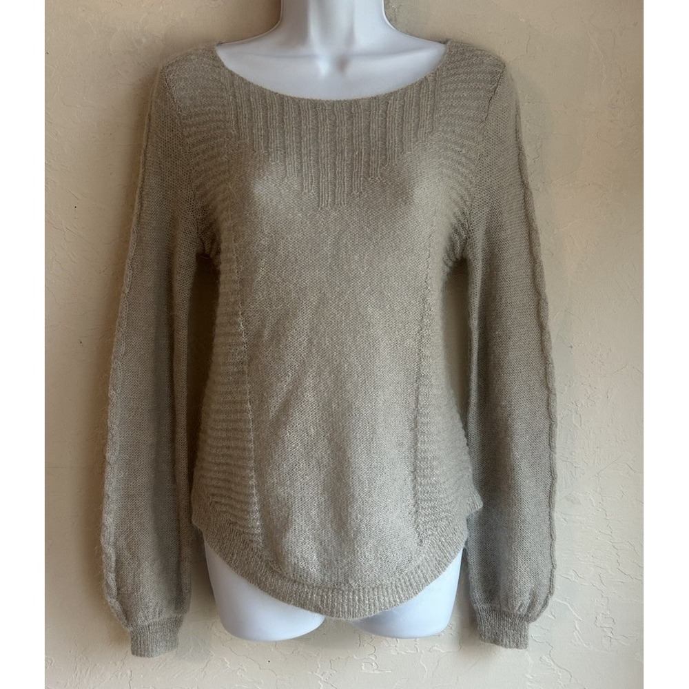 Sundance Pullover Mohair Wool Lightweight Sweater S Relaxed Minimalist Cozy